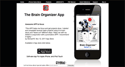 Desktop Screenshot of brainorganizer.com