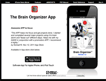 Tablet Screenshot of brainorganizer.com